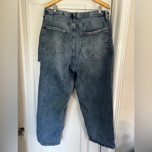Wild Fable 90s Relaxed Straight Jeans Size 17 Distressed High Waist Vintage y2k - Picture 7 of 8